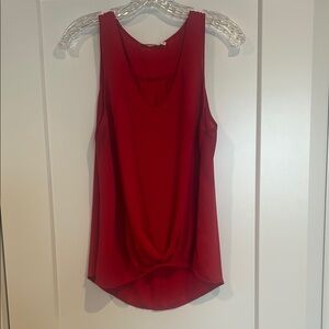 LUSH brand Red Sleeveless Women's Top. Size Large.